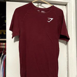 Gymshark Performance T-shirt (Burgundy - Medium)